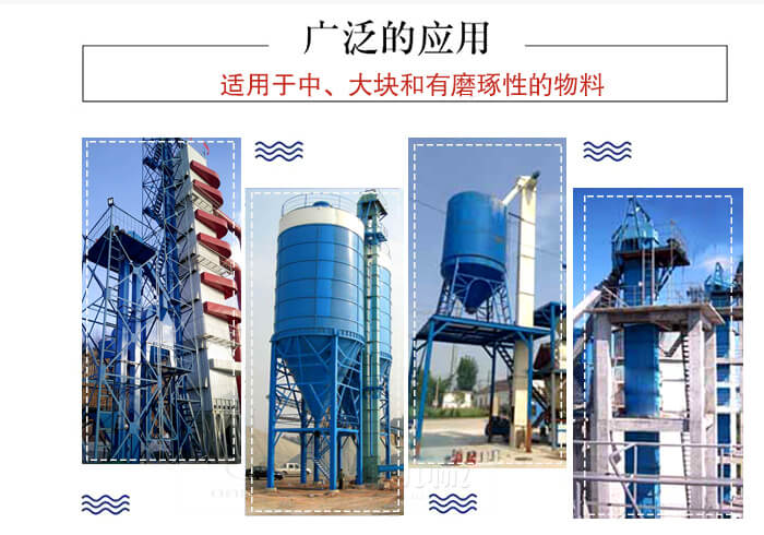 斗式提升機主要適用范圍主要是化工，糧食，建筑材料較多。